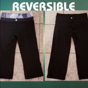 Lululemon reversible size 4 crops